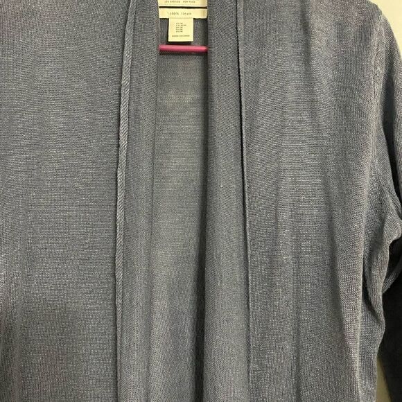 Rachel Zoe 100% Linen Cardigan Women Size M - Picture 2 of 6